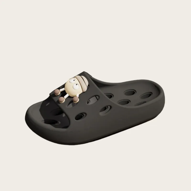 YUZHAOLIN Bathroom Bathing Slippers, Indoor Slip Resistant, Quick Dry, Cartoon Couple Slippers-9