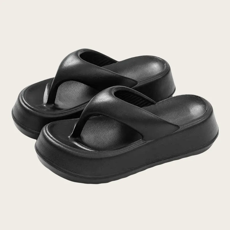 YUZHAOLIN Slippers, Flip Flops Women's Summer Slip Resistant Ankle Elevator Shoes Korean Style Women's-1
