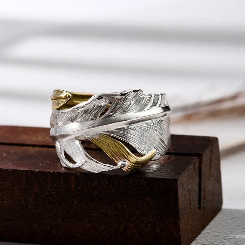 LONGFENGYUAN S925 Silver Rings Unisex-4
