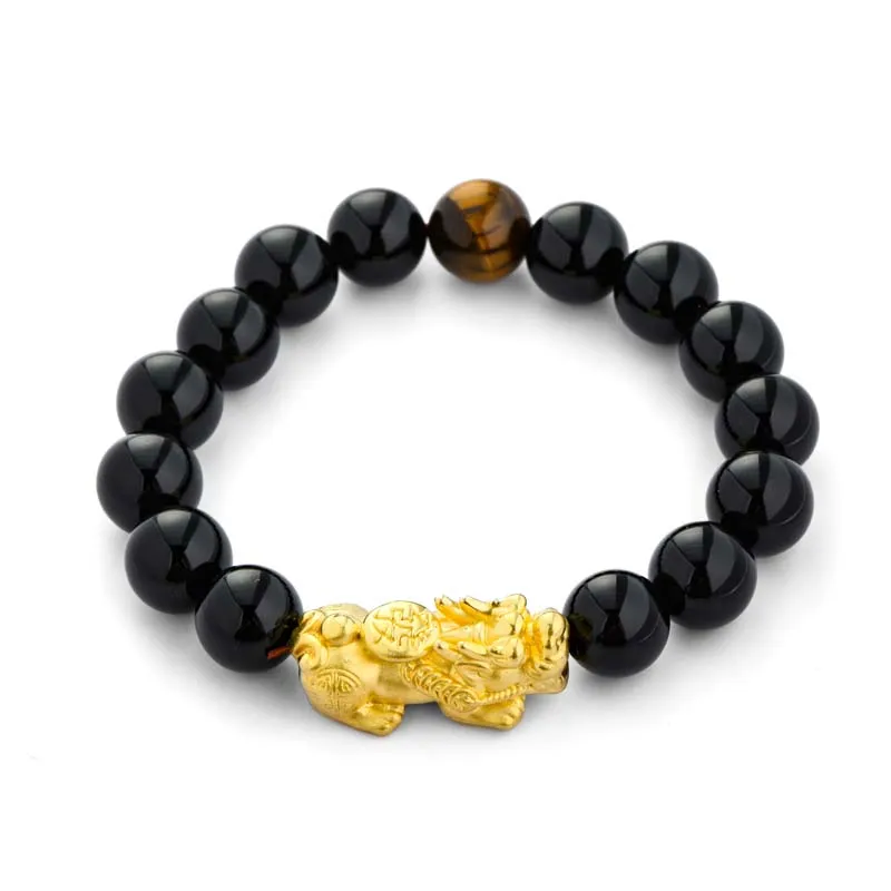 LONGFENGYUAN Agate Bracelets Men's-1