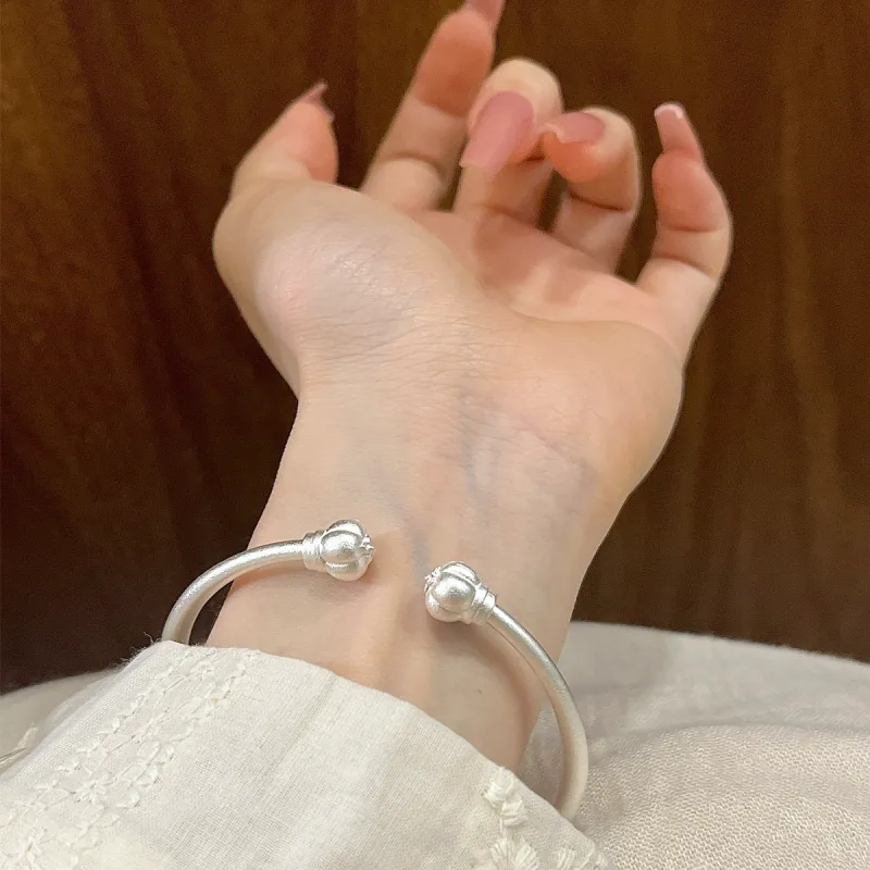 VXSAX 999 Fine Silver Bangles Women's-4