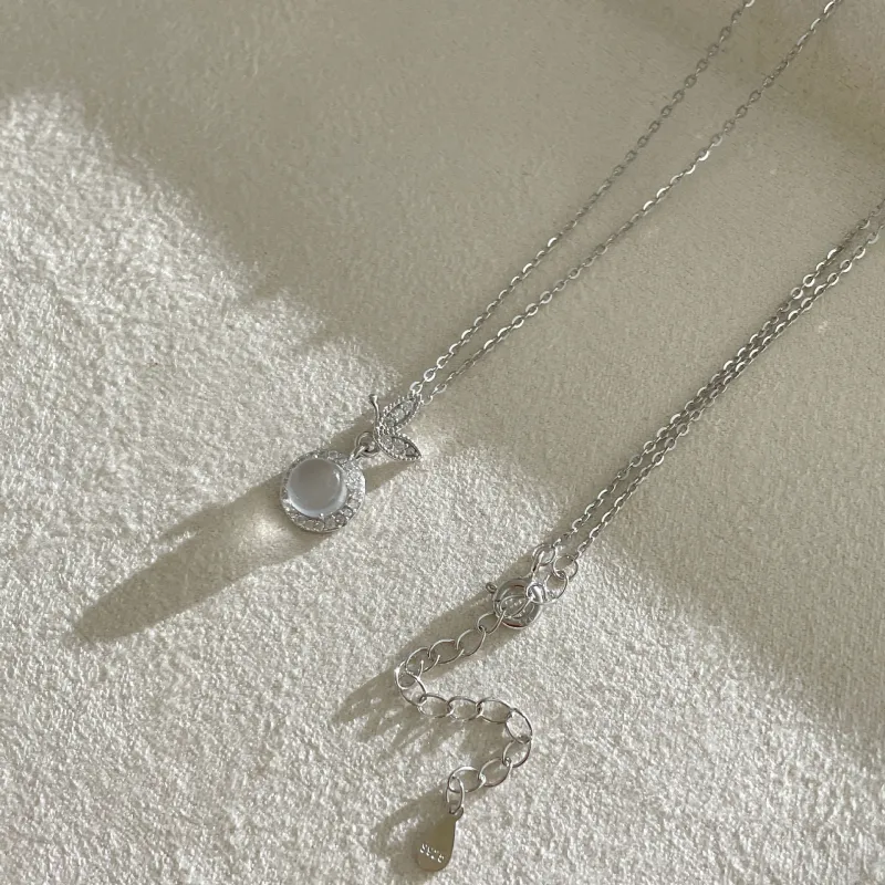 VXSAX S925 Silver Necklaces Women's-1