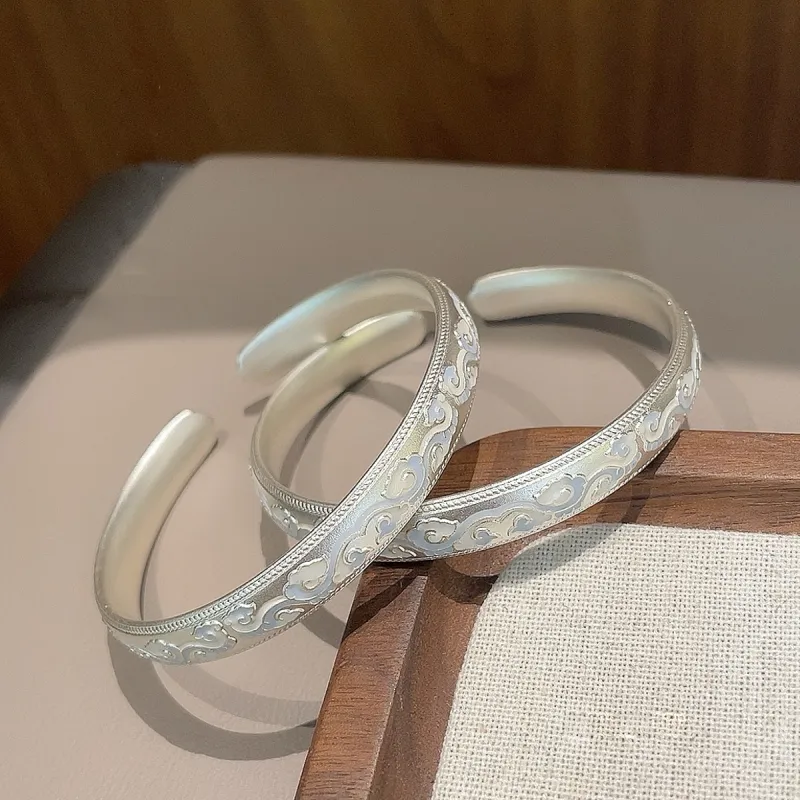 VXSAX 999 Fine Silver Bangles Women's-4