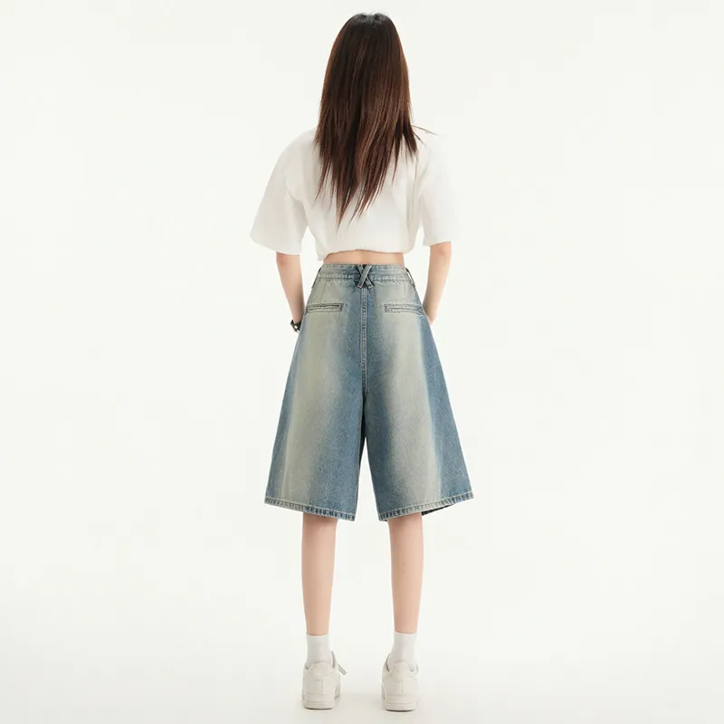 ORIGIN 2025 Summer Jeans Women's Vintage Blue-5