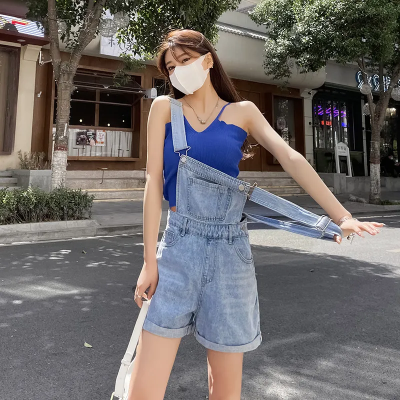 ORIGIN Denim Shorts Women's Light Blue-4