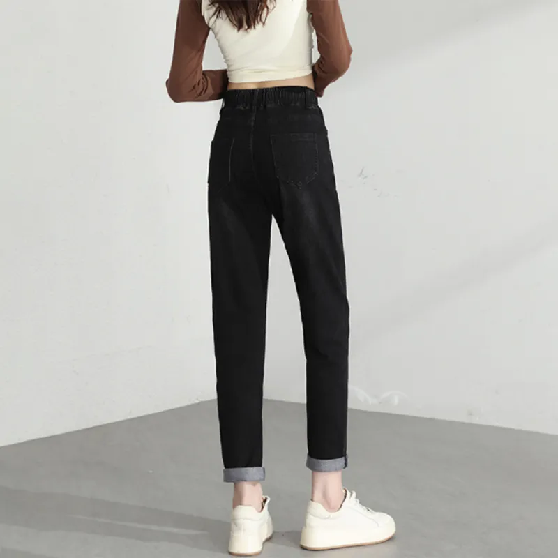 ORIGIN Jeans Women's Black Gray Color-5