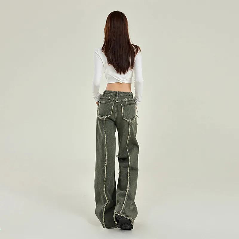 ORIGIN Jeans Women's Army Green-6