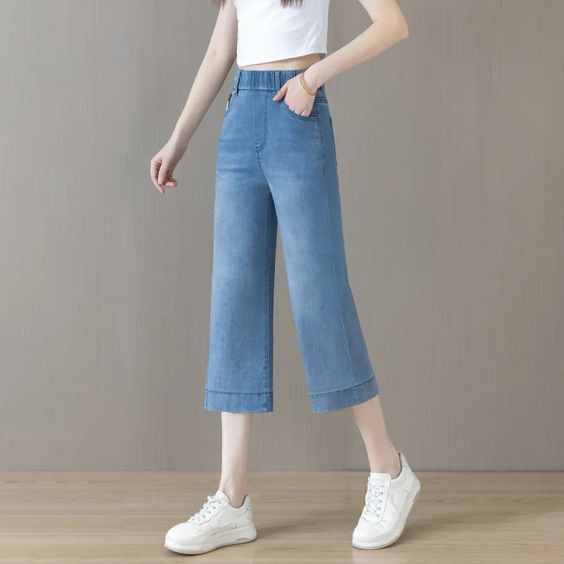 ORIGIN Jeans Women's Light Blue Cropped-3
