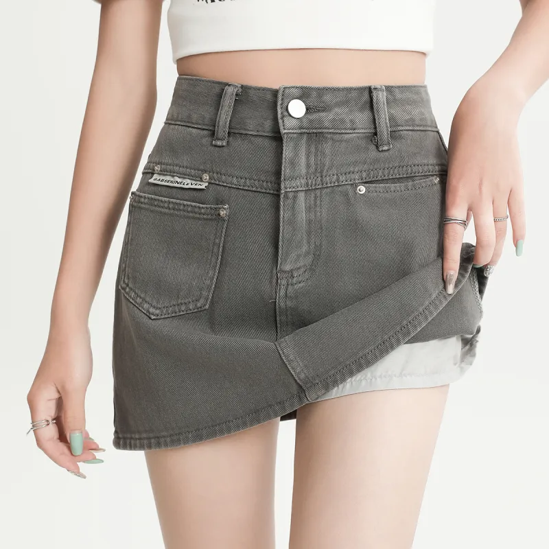 ORIGIN Denim Short Skirts Women's-4
