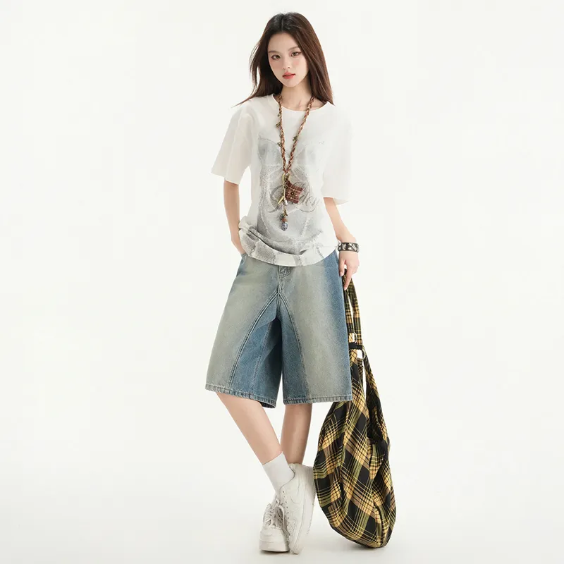 ORIGIN 2025 Summer Jeans Women's Vintage Blue-6