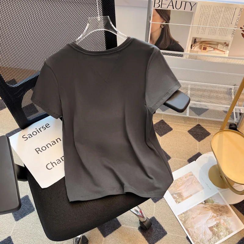ORIGIN T Shirts Women's Gray-3