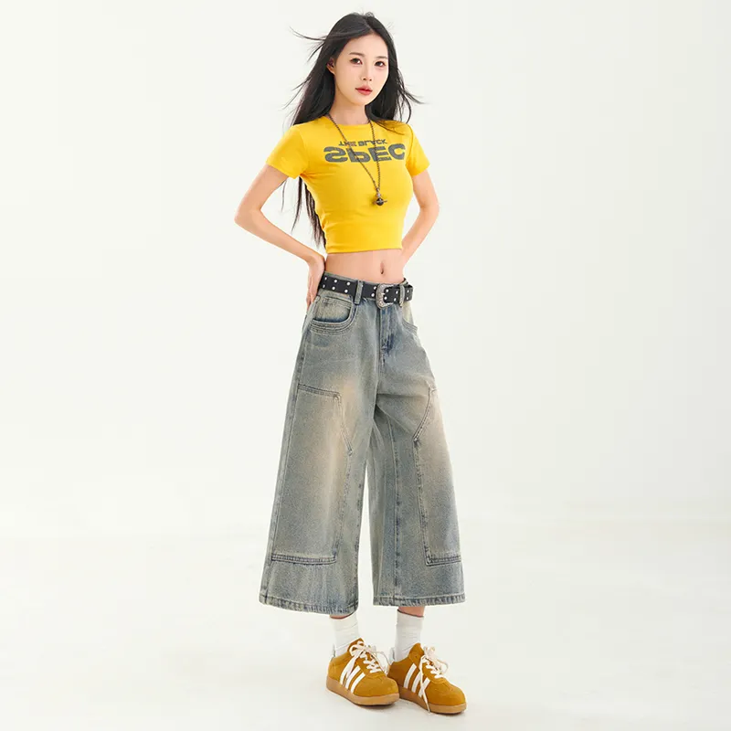 ORIGIN Denim Shorts Women's Nostalgic Blue-3