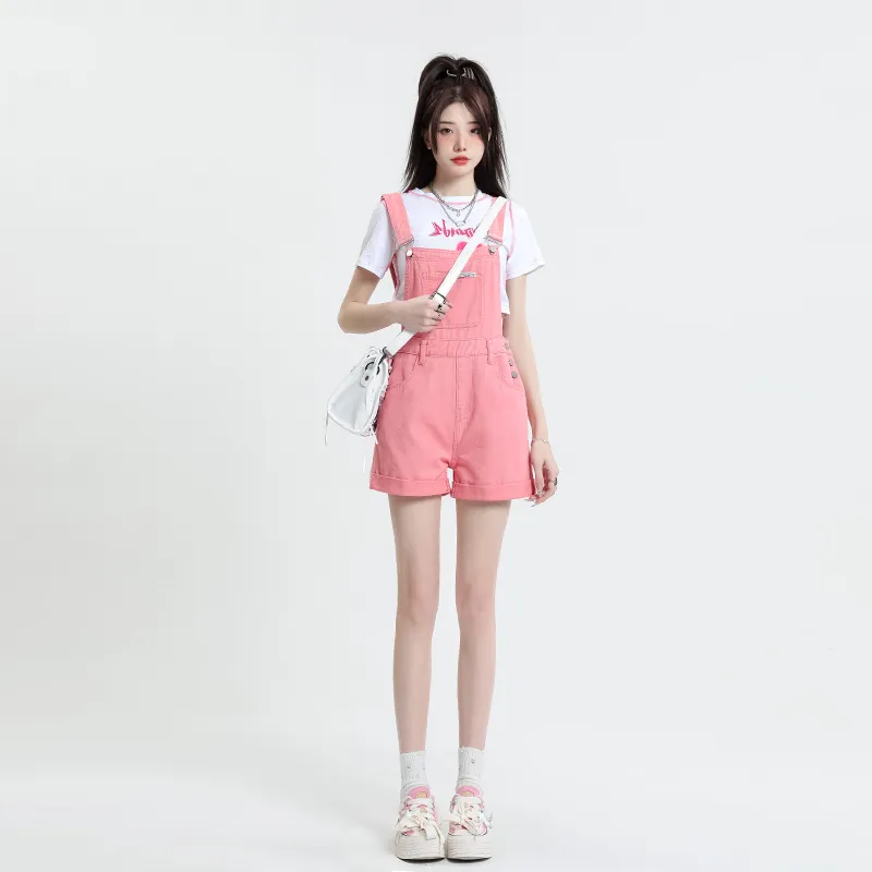 ORIGIN Denim Shorts Women's Pink-2
