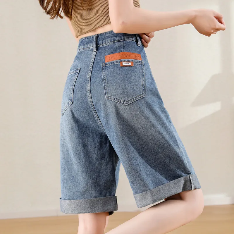 ORIGIN Denim Shorts Unisex Blue-1