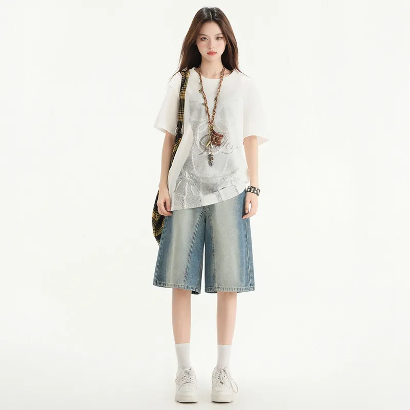ORIGIN 2025 Summer Jeans Women's Vintage Blue-7
