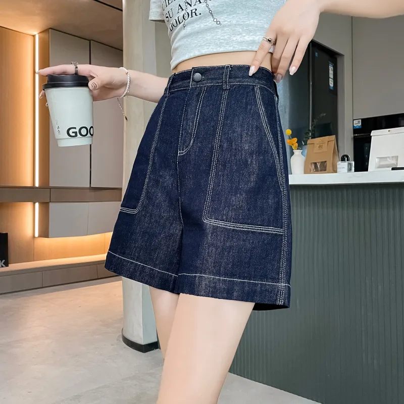 ORIGIN Denim Shorts Women's Denim Blue-3