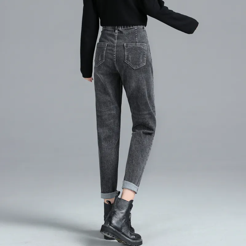 ORIGIN Jeans Women's Black Gray Color-2