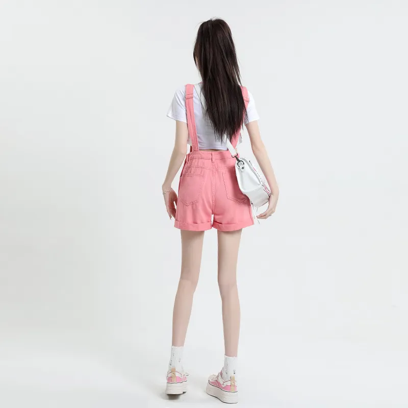 ORIGIN Denim Shorts Women's Pink-4