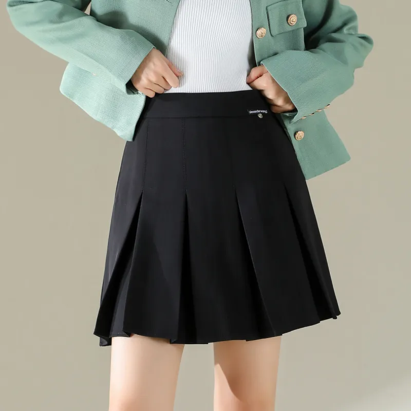ORIGIN Casual Short Skirts Women's Black-3