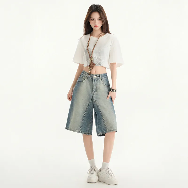 ORIGIN 2025 Summer Jeans Women's Vintage Blue-2
