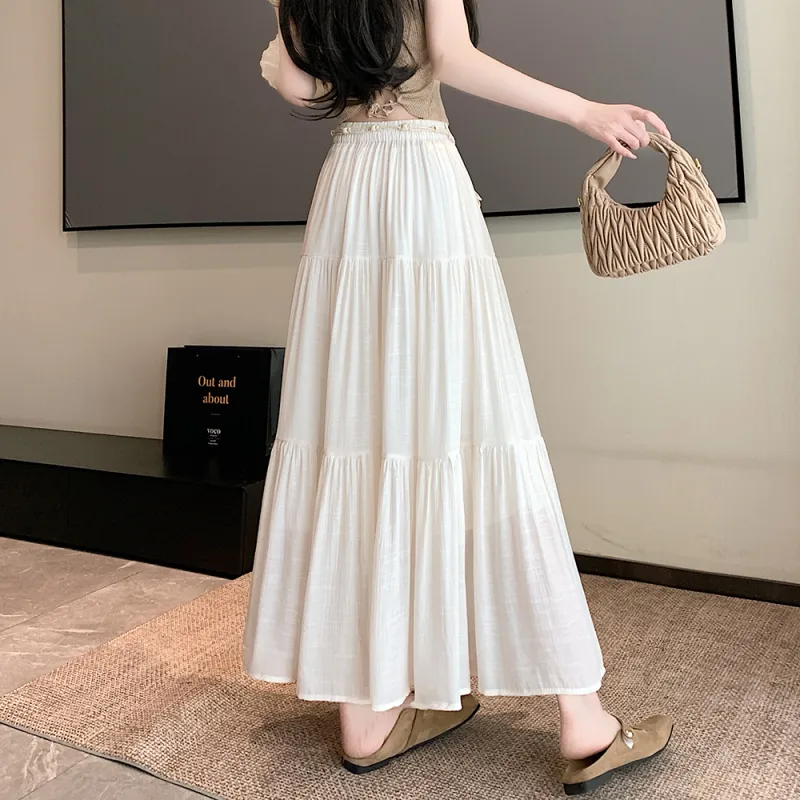 ORIGIN Casual Long Skirt Women's-11
