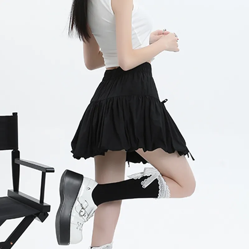 ORIGIN Casual Short Skirts Women's Black-7