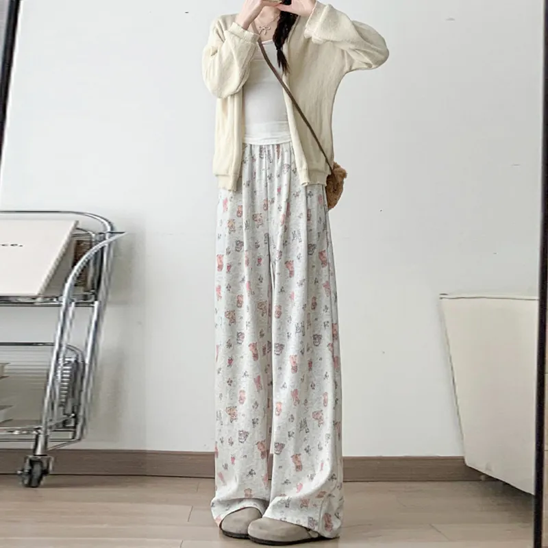 ORIGIN Casual Pants Women's White Gray-2