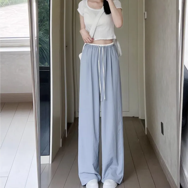 ORIGIN Casual Pants Women's Blue-3