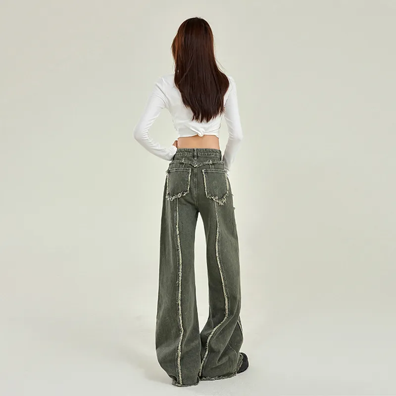 ORIGIN Jeans Women's Army Green-13