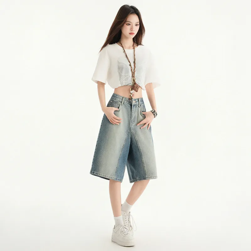 ORIGIN 2025 Summer Jeans Women's Vintage Blue-3