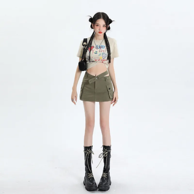 ORIGIN Cargo Short Skirts Women's-3