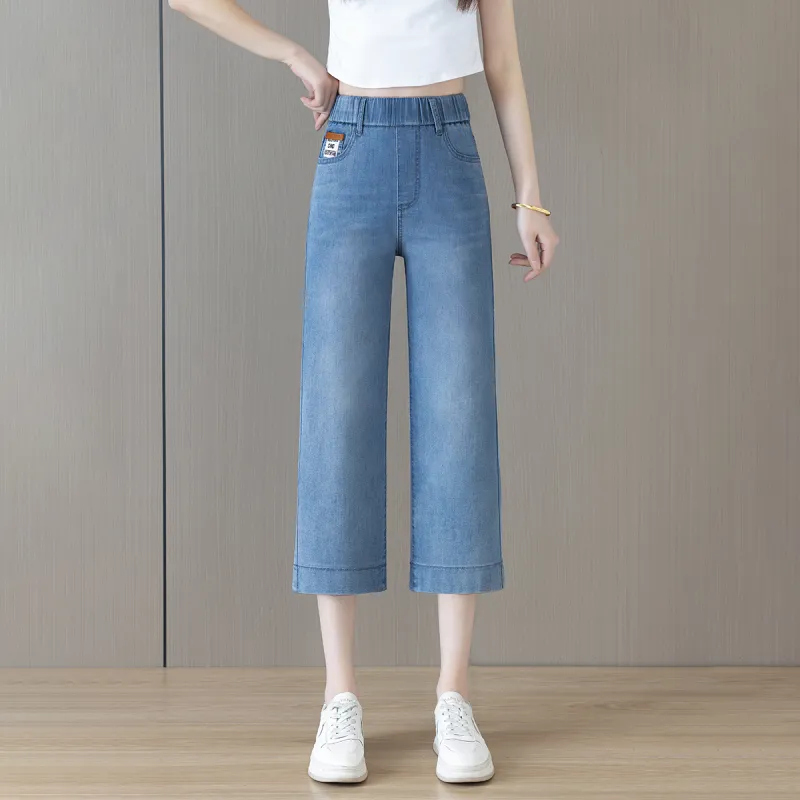 ORIGIN Jeans Women's Light Blue Cropped-4