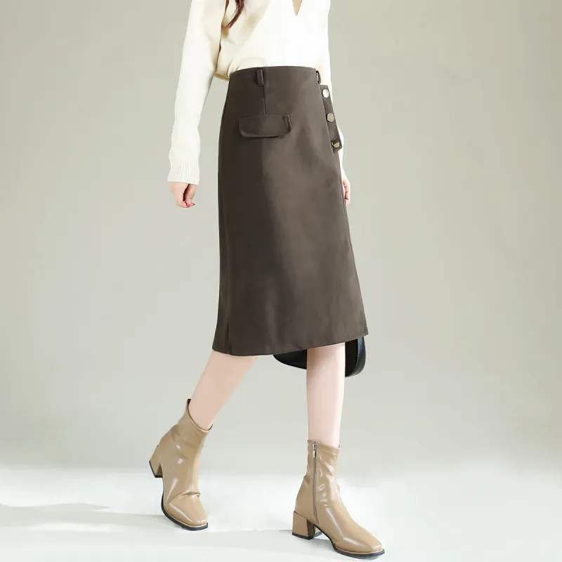 ORIGIN Casual Long Skirts Women's-10
