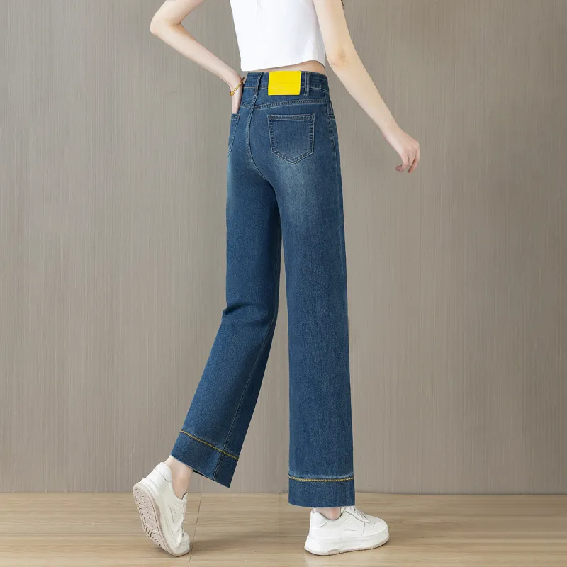 ORIGIN Jeans Women's Vintage Blue Ankle-Length-1