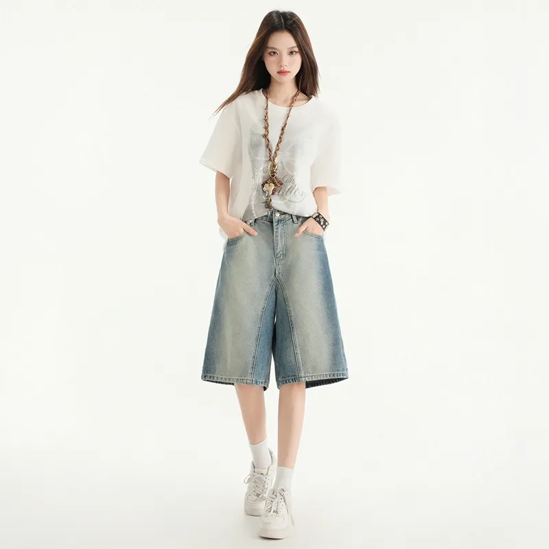 ORIGIN 2025 Summer Jeans Women's Vintage Blue-1