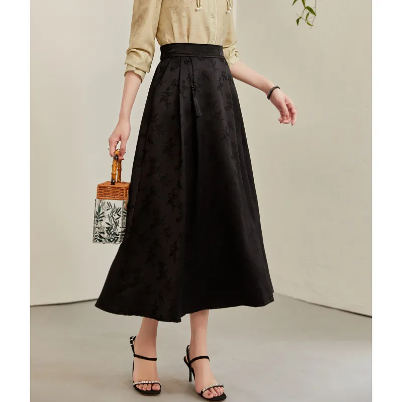 ORIGIN Casual Long Skirt Women's-3
