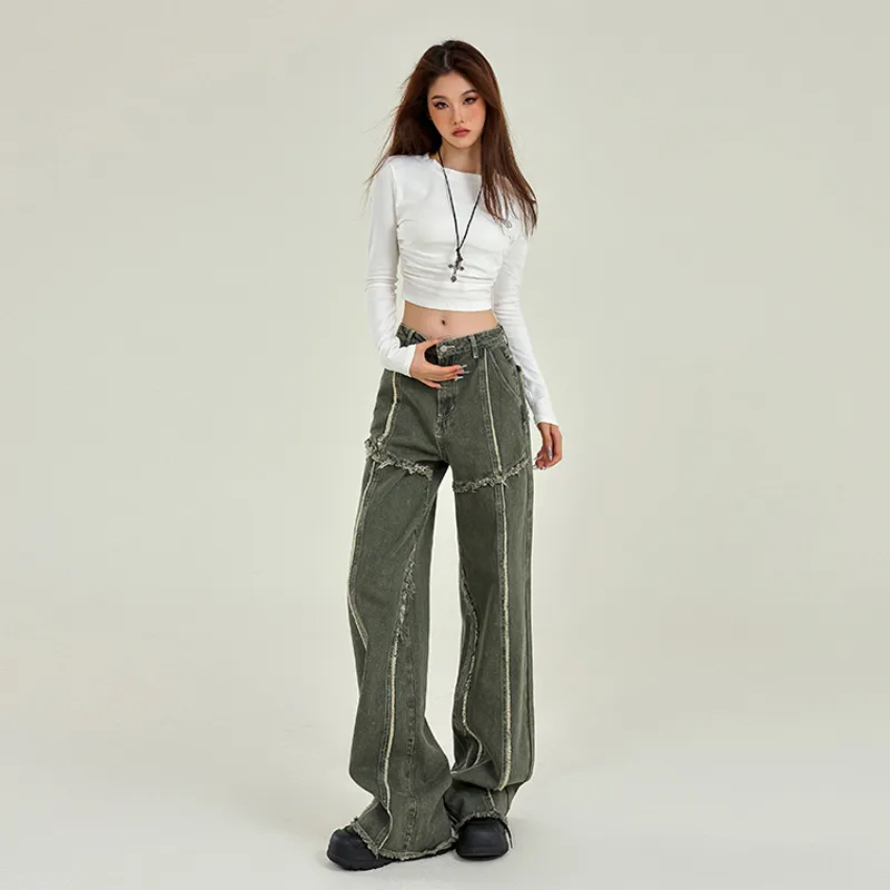 ORIGIN Jeans Women's Army Green-10