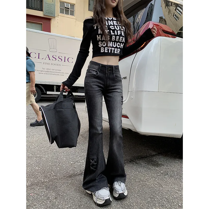 ORIGIN Jeans Women's Black Gray-11
