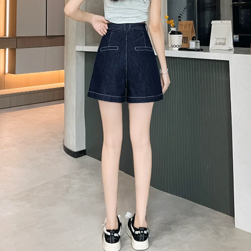 ORIGIN Denim Shorts Women's Denim Blue-4