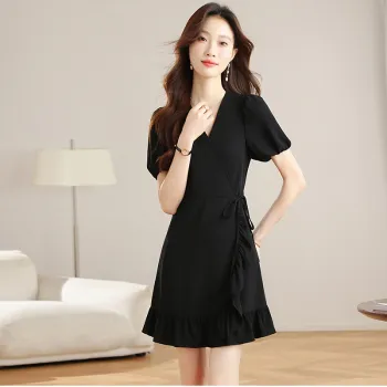 ORIGIN Short Sleeved Dress Women's Black