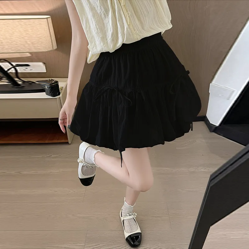 ORIGIN Casual Short Skirts Women's Black-1