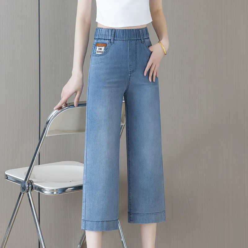 ORIGIN Jeans Women's Light Blue Cropped-2