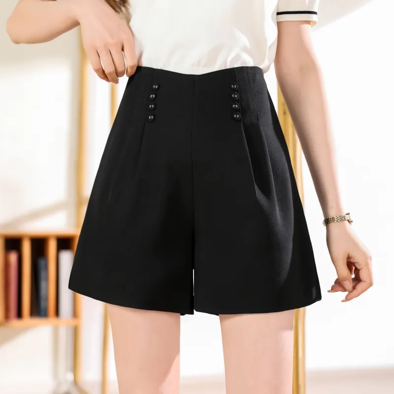 ORIGIN Casual Shorts Women's Black-4