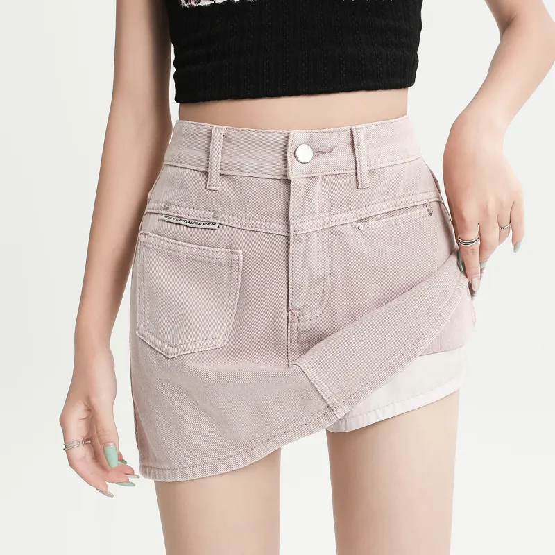 ORIGIN Denim Short Skirts Women's-1