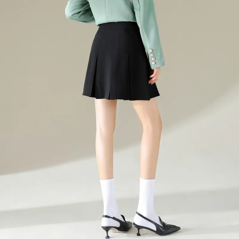 ORIGIN Casual Short Skirts Women's Black-5