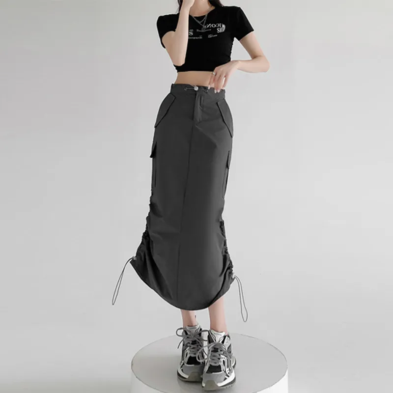 ORIGIN Casual Long Skirt Women's-2