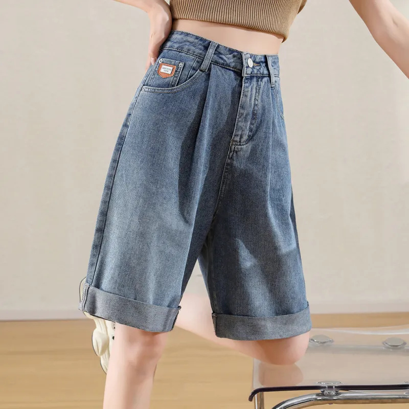 ORIGIN Denim Shorts Unisex Blue-2