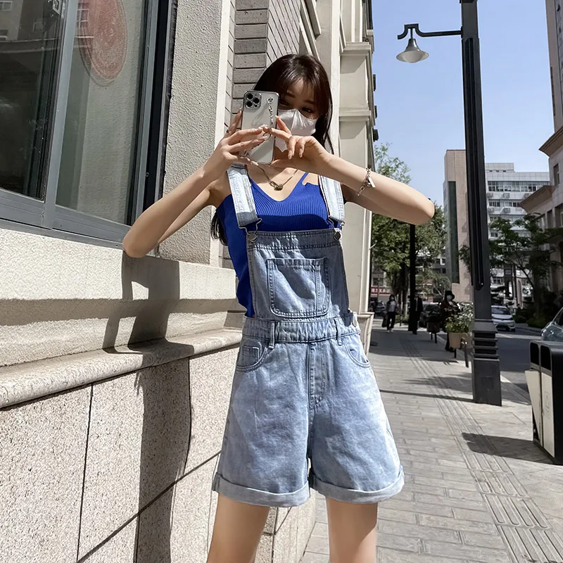 ORIGIN Denim Shorts Women's Light Blue-3