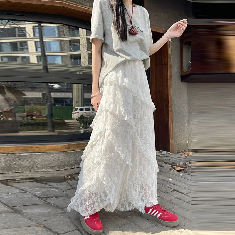 ORIGIN Casual Long Skirt Women's-4