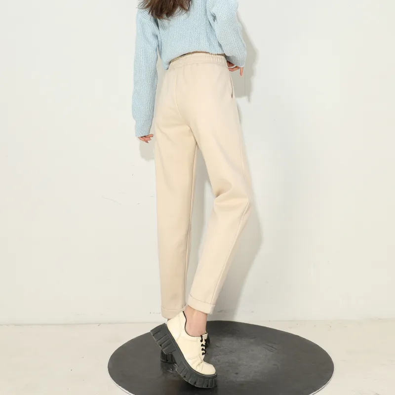 ORIGIN Casual Pants Women's Apricot-5